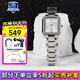 卡西歐（CASIO）sheen手表石英防水蜜桃金款女士腕表送女友禮物 SHE-4555D-7AU簡約方盤