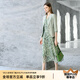 顏域休閑西裝顯瘦法式連衣裙套裝女2025新款兩件套春季穿搭一整套 淺綠 XL