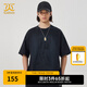 卡賓（CABBEEN）【純棉】商場(chǎng)同款短袖T恤男2024夏季新款像素風(fēng)印花寬松潮牌 煤黑色01 M /170/48