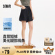 森馬（Semir）牛仔褲女遮胯顯瘦涼感直筒褲2025夏顯腿長(zhǎng)短褲ins潮109325122002