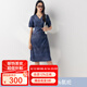 帕羅（PALUOPO）【售完不補】連衣裙女夏季法式復(fù)古氣質(zhì)顯瘦裙子夏天穿的裙子集合 TS258091Z XL (170/92A)