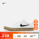 耐克（NIKE）官方SB CHRON 2男女薄底滑板鞋夏季情侶陸沖緩震DM3494 101白/黑/白/橡皮淺褐 42.5
