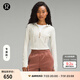 lululemon丨Waist-Seamed Nulu? 女士腰部縫線拉鏈連帽衫 LW3HOPS 骨白 專屬款 S /6
