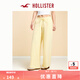 HOLLISTER25春夏baggy慵懶歐若風(fēng)運(yùn)動(dòng)衛(wèi)褲長(zhǎng)褲女裝KI347-5022 黃色 M (74A)短版