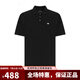 阿瑪尼（ARMANI）ARMANI 阿瑪尼男裝新款經(jīng)典鷹標(biāo)logoPOLO衫男士T恤棉質(zhì)短袖Polo衫 黑色（8N1FQ2） XL （160-180斤）僅供參考