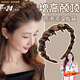 NHGAD咖色發(fā)箍 高顱頂女士帶齒蓬松發(fā)卡洗臉頭箍碎發(fā)整理器高級感輕奢