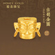 HONEYGOLD 蜜金珠寶 黃金吊墜足金古法博物煥珍古蜀金面串珠HGG1772工費(fèi)100元/件 1.94g