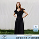 范思藍(lán)恩黑色波點(diǎn)顯瘦飛飛袖連衣裙女2024夏季新款小黑裙子12919 黑白波點(diǎn) L