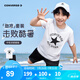 Converse匡威童裝夏季男女童吸濕運(yùn)動(dòng)兩件套柔軟舒適涼感兒童套裝 純白色 160 /80 【建議身高158-170cm】