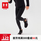 安德瑪（Under Armour）男童童春夏季透氣緊身運動高彈力訓練褲243111160 黑色 150cm 