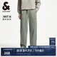 杰克·瓊斯（JACK&JONES）夏季時尚百搭水洗廓形松緊抽繩腰頭長褲牛仔褲褲子男裝225132085 E08橄欖綠 常規(guī) 32 175 W32/L32