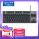 羅技（Logitech）K835機(jī)械鍵盤 有線鍵盤 游戲辦公鍵盤 84鍵 黑色 TTC軸 青軸