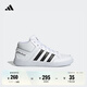 adidas ALL COURT MID休閑網(wǎng)球文化中幫板鞋男女阿迪達斯輕運動 白色/黑色H02980 41