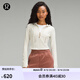 lululemon丨Waist-Seamed Nulu? 女士腰部縫線拉鏈連帽衫 LW3HOPS 骨白 XS /4