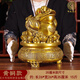 郎凱丹頓純銅金蟾招財擺件客廳三足金蟬聚寶盆辦公室玄關(guān)家居店鋪開(kāi)業(yè)禮品 大號金蟾 （高35厘米）