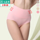 AB【2條】?jì)纫赂哐鼜椓γ蘅咕a(chǎn)后收腹褲女士三角塑身內褲1880 混色搭配隨機 2條 L