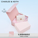 CHARLES&KEITH經(jīng)典菱格鏈條手提小方包單肩斜挎包包女包新年禮物CK2-50701608