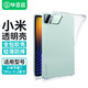 畢亞茲適用2024款小米平板7/7Pro保護套 小米xiaomi平板電腦11.2英寸保護殼 TPU四角防摔 PB553-透明白