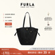 芙拉（FURLA）【七夕禮物】NET女士牛皮中號經(jīng)典菜籃子上班族通勤手提托特包 黑色
