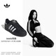 adidas Jennie同款SUPERSTAR II貝殼頭板鞋男女阿迪達斯三葉草   黑色/白色   38