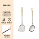 胖東來(lái) DL不銹鋼鍋鏟家用加厚加長(zhǎng)柄廚房炒菜鏟子大號(hào)湯勺廚具全套裝 奶白色-加厚長(zhǎng)款不銹鋼鍋鏟+湯勺
