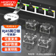 恒瑞斯通RJ45網(wǎng)口鎖可拆卸封口塞防塵塞網(wǎng)絡(luò )端口安全鎖保護數據 半透明10個(gè)鎖+1把鑰匙