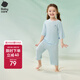 babycare兒童睡衣優(yōu)可絲薄款寶寶家居服套裝 【春夏款】風(fēng)帆藍(lán) 80 