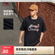 李寧短袖T恤文化衫男子夏季LOGO字母印花圓領(lǐng)運動服AHSU745