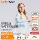 moodytiger[開學(xué)禮]女童仙女T恤長(zhǎng)袖春夏款打底衫假兩件輕薄涼感兒童防曬衣