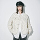 NICEBAD【官方正品】(原WORKSOUT)彩色波點小香風外套潮流時尚 米白色 常規(guī) L