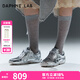 DAPHNE LAB宋茜同款 方糖德訓(xùn)鞋 新款復(fù)古百搭運(yùn)動(dòng)休閑鞋平底阿甘鞋 銀色【口碑種草】 37