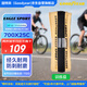 固特異（Goodyear）自行公路車 700×25輪胎 EAGLE SPORT 防刺型開口外胎 OEM散裝 黃