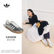 adidas馬思純同款 T頭鞋 SAMBA OG經(jīng)典板鞋德訓(xùn)鞋阿迪達(dá)斯三葉草 金屬銀/白/亮白     37