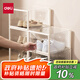 得力（deli）透明鞋盒/鞋架/防塵鞋柜 包包手辦收納盒 防塵防潮磁吸大號(hào)12只裝