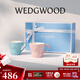 WEDGWOOD[七夕禮物]歡愉假日馬克杯情侶對杯杯子水杯咖啡杯高顏值 歡愉假日藍(lán)粉馬克杯 2個 350ml