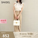 SNIDEL2025春夏新品半高領(lǐng)蝴蝶結(jié)印花小飛袖雪紡襯衫SWFB252053 象牙白 均碼 (F)
