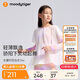 moodytiger[開學(xué)禮]女童仙女T恤長(zhǎng)袖春夏款打底衫假兩件輕薄涼感兒童防曬衣