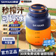 颯望【德國】果蔬榨汁機榨汁杯便攜式大容量小型家用炸果汁噸噸杯水杯一體一人用充電自動榨汁桶黃曉明 雙蓋【1300毫升】深海藍-38葉精鋼刀頭