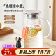 憶壺茶（YIHUTEA）玻璃杯涼水壺耐熱耐高溫帶把冷水壺大容量加厚家用大型劃過(guò)茶水壺 【大容量】逸居涼水壺 1900ml