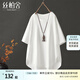 絲柏舍圓領(lǐng)T恤2025夏季新款女裝前短后長(zhǎng)設(shè)計(jì)寬松款短袖上衣