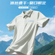 佐薩倫高端冰絲POLO衫工作服定制印logo企業(yè)文化衫夏季速干短袖工裝T恤 【高端速干】冰川灰 2XL