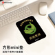 宜適酷（EXCO）拒絕焦慮鼠標墊小號長(cháng)方形 包邊電腦辦公攜帶桌墊電競鼠標托鍵盤(pán)書(shū)桌墊子 可愛(ài)卡通小號可水洗0555