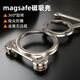 奇異殼【旋轉支架殼】適用小米15Ultra手機殼金屬無邊框xiaomi15pro半包保護套防摔鏤空散熱裸感新款外殼 鈦色【金屬無邊框/360°旋轉支架/氣囊防摔】 小米 15 Ultra