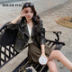 RHUDE FOG品牌女裝復(fù)古皮衣短外套女2025春秋新款韓版寬松休閑氣質(zhì)顯瘦港風(fēng) 咖色 M