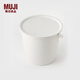 無(wú)印良品（MUJI） 聚丙烯 水桶/帶蓋 塑料桶 MAC4CC3A 原色 15L 1個(gè)