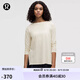 lululemon丨Relaxed-Fit 女士寬松剪裁船型領(lǐng)口長(zhǎng)袖 T 恤 LW3IOJS 淺象牙白 S /6