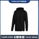 阿迪達斯 （adidas）originals三葉草連帽拉鏈運動(dòng)外套男款黑色 黑色 XS