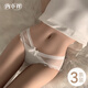 內(nèi)小伴3條蕾絲內(nèi)褲女士性感純欲夏季薄款純棉襠低腰情趣送女友L