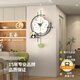 久久達2025新款輕奢創(chuàng  )意鐘表免打孔掛鐘客廳家用現代簡(jiǎn)約掛墻大氣時(shí)鐘