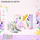 CHARLES&KEITH質感鏈條尖頭高跟涼鞋子女鞋生日禮物女送女友CK1-60280377 Silver銀色 37 (235)
